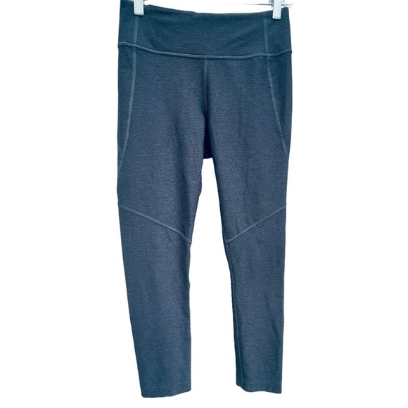 OUTDOOR VOICES Crop Capris Leggings Heather grey charcoal size small women - Picture 1 of 8